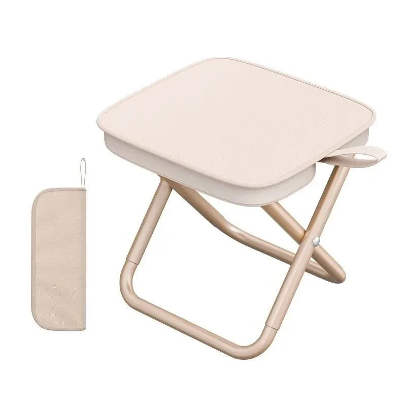 Ultra-light fishing stool, outdoor picnic camping folding chair, portable travel seat, convenient to carry folding chair.