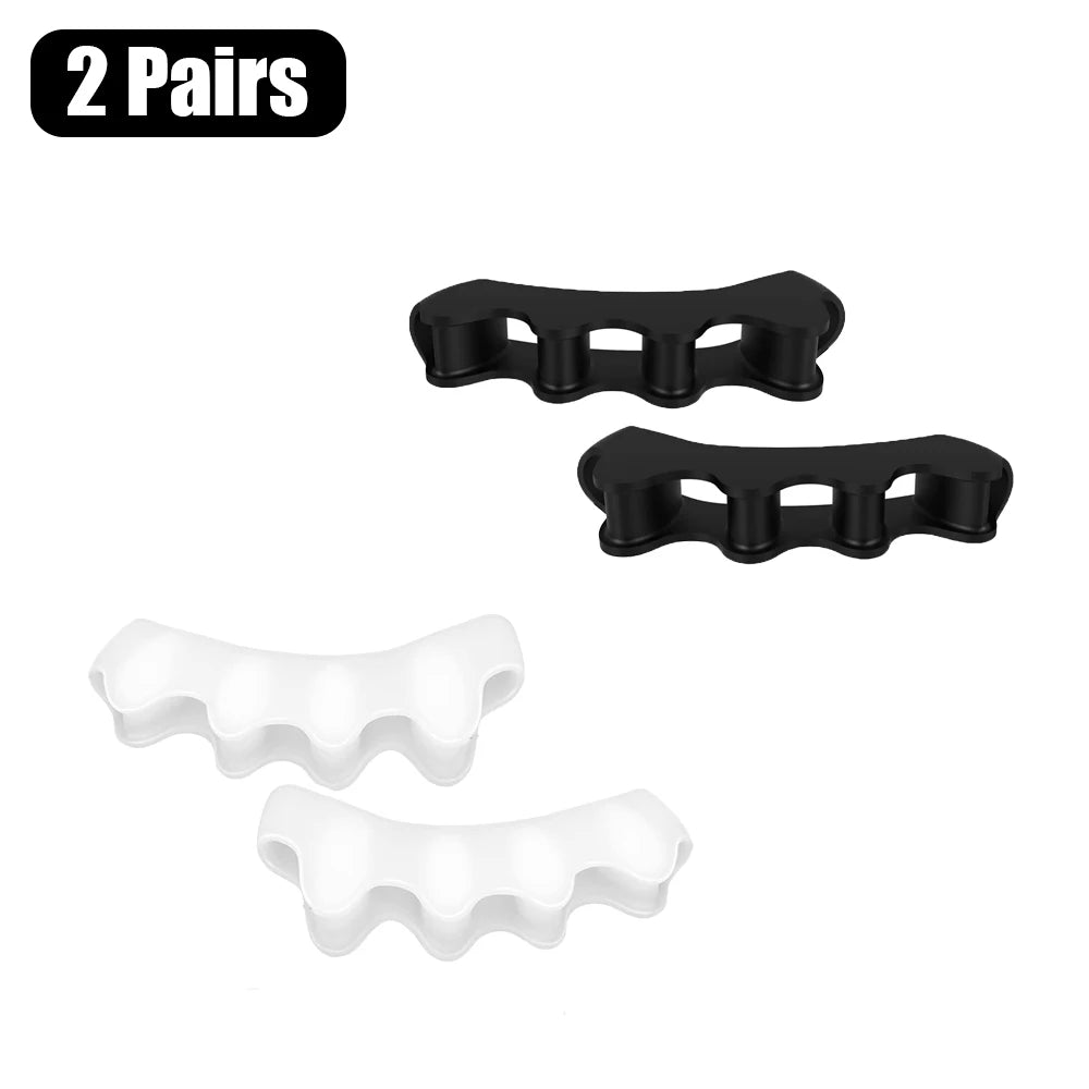 Toe Separators Doctor Recommended Correct Foot and Bunion Pain,Plantar Fasciitis Toe Straightener to Improve Functional Mobility