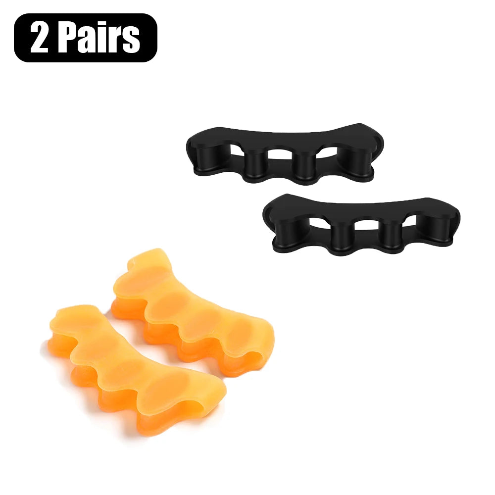 Toe Separators Doctor Recommended Correct Foot and Bunion Pain,Plantar Fasciitis Toe Straightener to Improve Functional Mobility