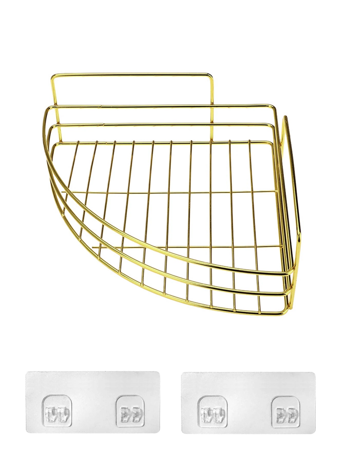 Iron Triangle Rack For Kitchen Bathroom Storage Rack Thickened Love Corner Rack Storage Rack Durable