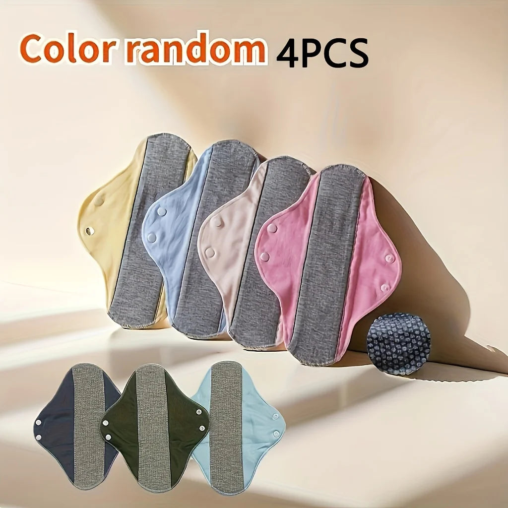 1/2/4pcs Leak-Proof & Waterproof Washable Incontinence Pads with Graphene Aseptic Technology for Elderly Care