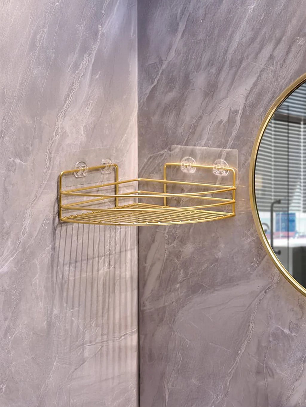 Iron Triangle Rack For Kitchen Bathroom Storage Rack Thickened Love Corner Rack Storage Rack Durable