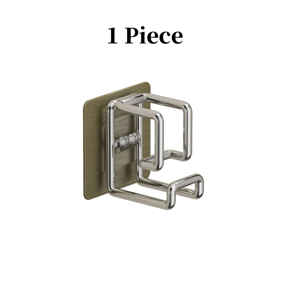 1/2/4/6Pcs Stainless Steel Washbasin Hook Multifunction Punch-free Kitchen Bathroom Rack Basin Storage Rack Towel Hanging Holder