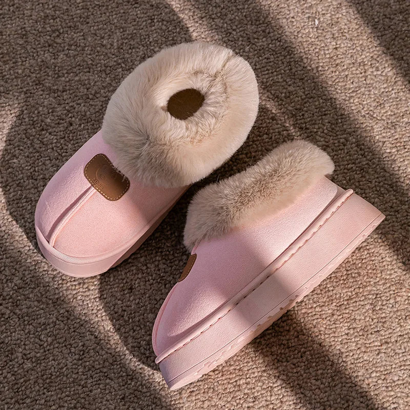 2025 Women's New Thickened Bottom Snow Boots Winter Warm Foot Protection Outerwear Cotton Warm Shoes EVA Material Chinese Origin