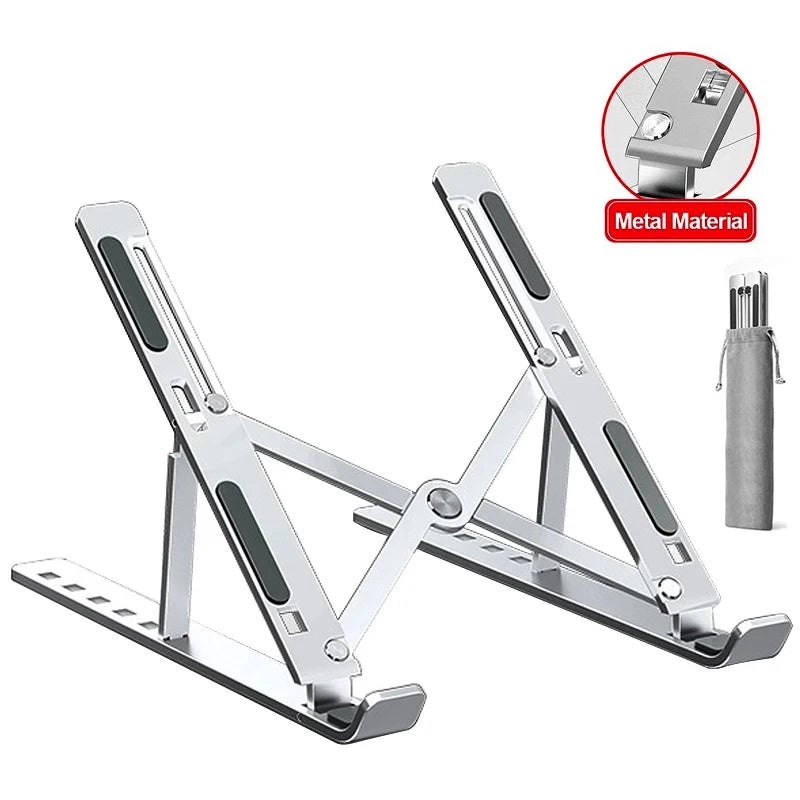 Foldable Laptop Stand Position Adjustable Portable Notebook Support Base Holder Aluminium alloy For Laptop Accessories