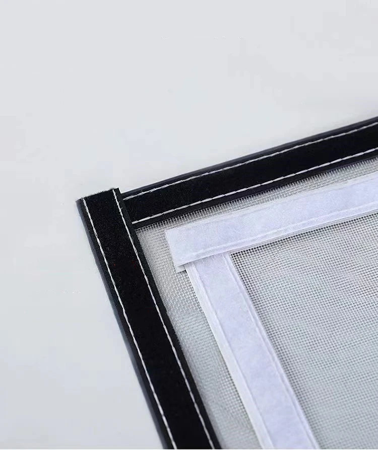 Summer mosquito proof door and window screens, available in various sizes (white)
