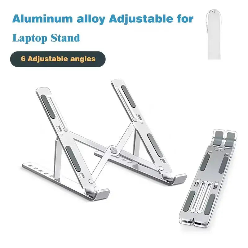 Foldable Laptop Stand Position Adjustable Portable Notebook Support Base Holder Aluminium alloy For Laptop Accessories