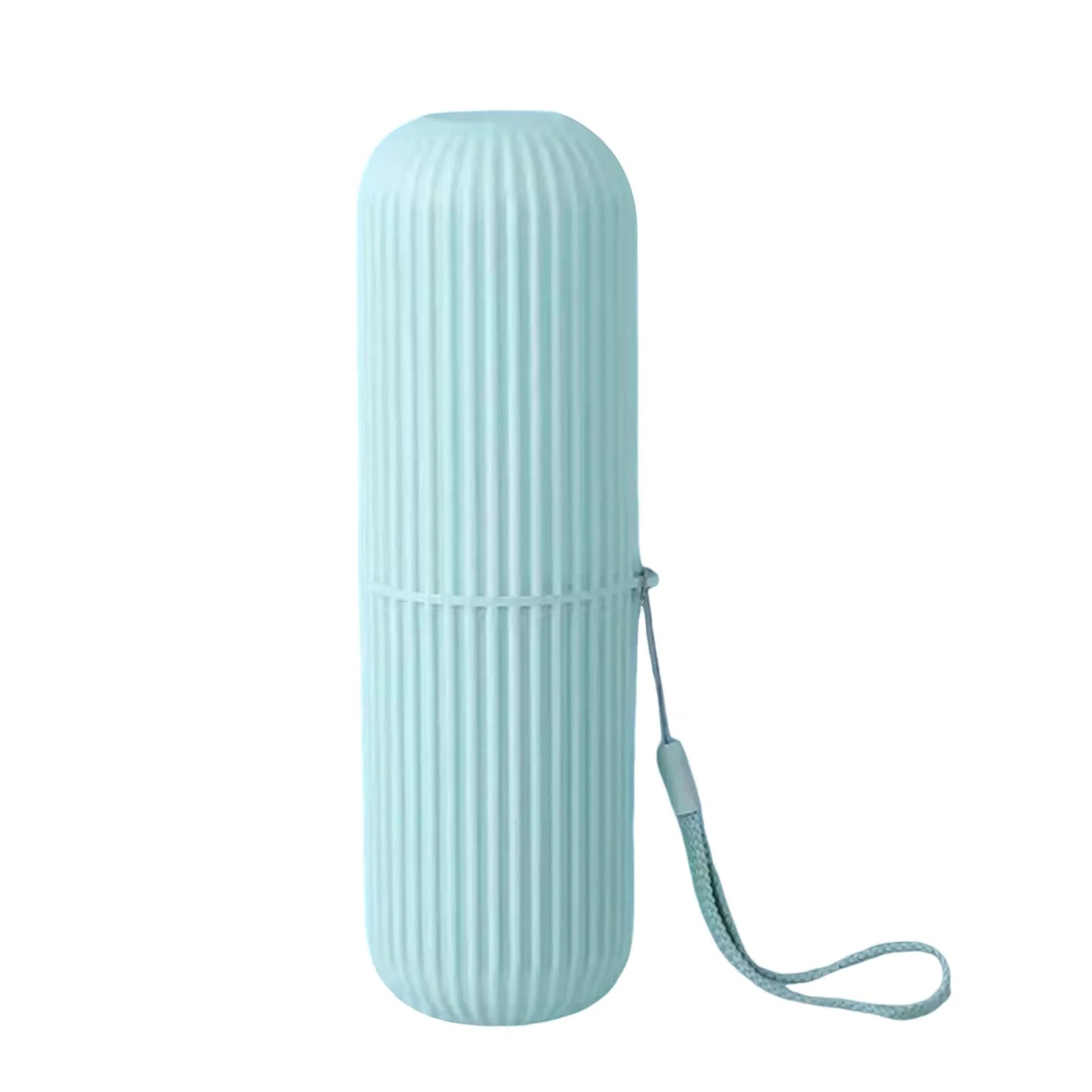 Pink Empty Travel Portable Toothbrush Cup Bathroom Toothpaste Holder Storage Case Box Organizer Travel Toiletries Storage Cup